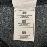 FRUIT OF THE LOOM フルーツオブザルーム メキシコ製 胸刺繍 ヘビースウェットトレーナー ブラック sizeL 瑞穂店