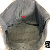 EVISU エヴィス デニム ダック地 トートバッグ インディゴ 生成り ヘラブナ釣り 福生店