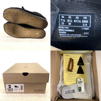 CLARKS クラークス Wallabee Boots ワラビーブーツ ブラックスウェード US8 1/2 (26.5cm) 福生店