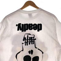 90's 00's STUSSY ステューシー SKATE THING スケートシング 半袖 Tシャツ ホワイト USA製 Size L 福生店