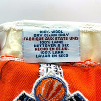 90's New Era ニューエラ 59FIFTY NBA ニューヨーク・ニックス ウールベースボールキャップ 注音符号 オレンジ USA製 Size 7 3/8 (58.7cm) 福生店