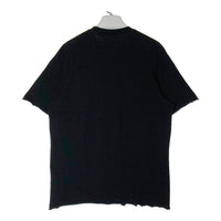 MARTINE ROSE マーティンローズ 20SS 裾袖カットオフ ワンポイント プリント Tシャツ ブラック sizeL 瑞穂店