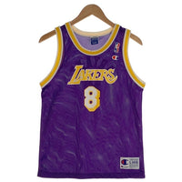 90's Champion チャンピオン LAKERS レイカース KOBE BRYANT コービーブライアント ネイビー イエロー メキシコ製 Size L(14-16) 福生店