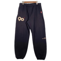 9090 ナインティナインティ 90 Logo Original Sweat Pants スウェットパンツ ロゴ刺繡 ネイビー NN1832 Size L 福生店