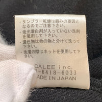 Calee キャリー ドロップショルダー フリース クルーネックトレーナー ブラック Size L 福生店