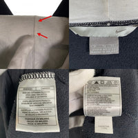 00's NIKE ナイキ サイドライン ロゴ刺繡 プルオーバースウェットパーカー ブラック レッド Size XL 福生店