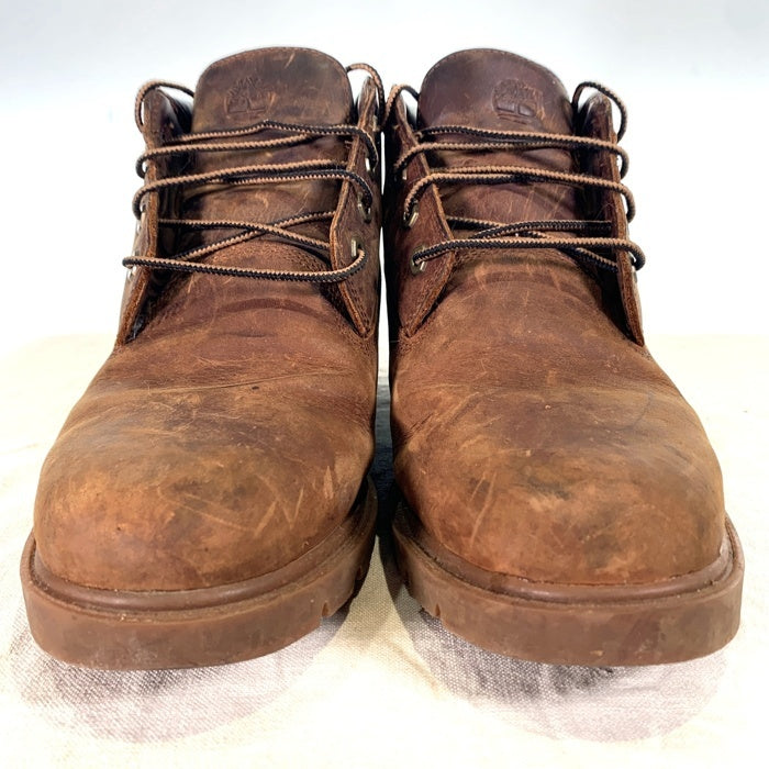 新品未使用品Timberland ブラウン レザーヌバックブーツ 未使用】TIMBERLAND ティンバーランド ダークブラウンヌバック - メルカリ