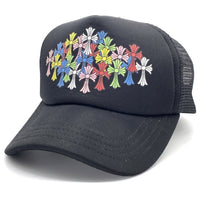 Chrome Hearts クロムハーツ MULTI COLOR CEMETERY CROSS TRUCKER CAP マルチカラー セメタリークロス トラッカーキャップ ブラック 福生店