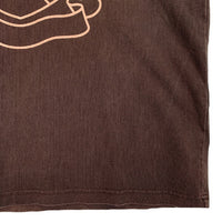 RE:Number(N)ine リ ナンバーナイン EMBLEM CLASH PIGMENT BIO TEE エンブレム クラッシュ ピグメントバイオ Tシャツ ブラウン ダメージ加工 nmbsc537 Size 3 福生店