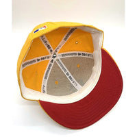 90's New Era ニューエラ MLB ニューヨーク・ヤンキース 59FIFTY ベースボールキャップ イエロー ウール USA製 Size 7 1/8 (56.8cm) 福生店