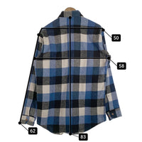 90's BIG MAC ビッグマック バッファローチェック フランネルシャツ ブルー USA製 94年 Size M-R 福生店