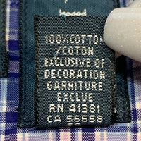 Ralph Lauren ラルフローレン CUSTOM FIT ボタンダウンチェックシャツ ネイビー ピンク Size 16 福生店