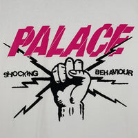 PALACE パレス 23AW SHOCKING BEHAVIOUR T-SHIRTS ショッキング ビヘイバー Tシャツ ホワイト Size XL 福生店