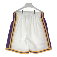 Mitchell&Ness ミッチェルアンドネス SWINGMAN COLLECTION ロサンゼルス・レイカーズ バスケットパンツ バスパン ホワイトxパープル sizeL 瑞穂店
