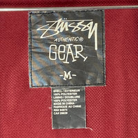 STUSSY ステューシー 2005年 25周年記念 ワールドツアー刺繍 スカジャン ボルドー sizeM 瑞穂店