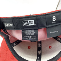 SUPREME シュプリーム 18SS Monogram Box Logo New Era モノグラム ボックスロゴ ニューエラ ベースボールキャップ レッド 59FIFTY Size 8 (63.5cm) 福生店