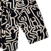 H&M エイチアンドエム Keith Hering キースヘリング コットン カバーオール ブラック ホワイト Size US XL 福生店