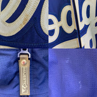 Majestic マジェスティック AJ700 MLB Los Angeles Dodgers ドジャース 裏地フリース 中綿ジャケット スタジャン ネイビー size3XL 瑞穂店