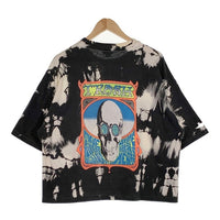 80-90's JIMMY'Z ジミーズ タイダイ TRASH スカルプリント Tシャツ ブラック ホワイト USA製 Size L/XL 福生店