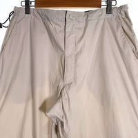 00's NIKE ナイキ ポリエステル リップストップ クロップドパンツ アイボリー ウエスト裾ドローコード Size 34 福生店
