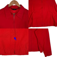70's Sears シアーズ ドリズラージャケット スウィングトップ レッド PRIDEジップ Size L 福生店