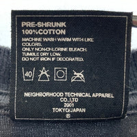 NEIGHBORHOOD ネイバーフッド 2001年製 スカルプリント ブラック sizeM 瑞穂店