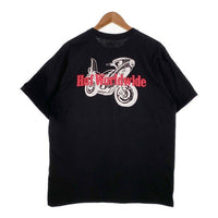 HUF ハフ フロッキープリント Tシャツ ブラック Size L 福生店