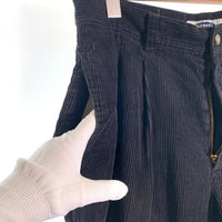 00's OLD NAVY オールドネイビー タック コーデュロイパンツ ブラック Size 34 福生店