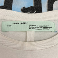 OFF-WHITE オフホワイト OMAB001E18185015 並行品 LIBERTY L/S T-SHIRT リバティ ロングスリーブTシャツ ホワイト sizeM 瑞穂店