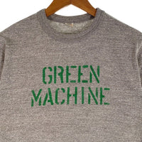 WAREHOUSE ウエアハウス GREEN MACHINE ステンシルプリント Tシャツ グレー Size M 福生店