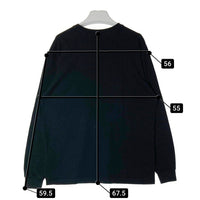 MSGM エムエスジーエム ロゴプリント ロングTシャツ ブラック sizeS 瑞穂店