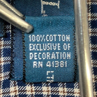 Ralph Lauren ラルフローレン CLASSIC FIT ボタンダウン 長袖チェックシャツ ブルー×ホワイト sizeXXL 瑞穂店