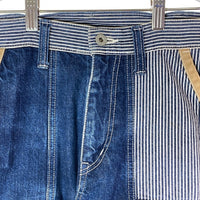 KOJIMA GENES コジマジーンズ ヒッコリー切替 ペインターパンツ インディゴ size32 瑞穂店