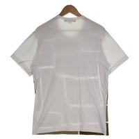 COMME des GARCONS HOMME DEUX コムデギャルソンオムドゥ パッチワーク コットンTシャツ ホワイト オリーブ DC-T015 AD2018 SIze M 福生店