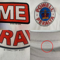 POWELL PERALTA パウエルペラルタ SUPREME S/S T-SHIRTS サプリーム 半袖 Tシャツ ホワイト Size M 福生店