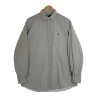 Polo Ralph Lauren ポロラルフローレン LOWELL SPORT コットン 長袖シャツ TWO-PLY COTTON ブルー Size L 福生店