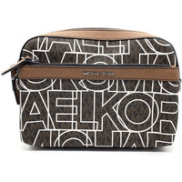MICHAEL KORS マイケルコース PVCレザーロゴプリント ショルダーバッグ ブラウン 37H1LCOC5R 福生店