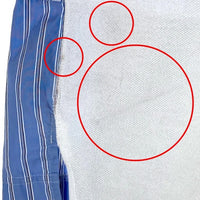 COMME des GARCONS HOMME コムデギャルソンオム ストライプ パッチワーク 半袖ポロシャツ ホワイト sizeS 瑞穂店