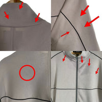 MAISON SPECIAL メゾンスペシャル トラックジャケット パイピング グレー ポリエステル レーヨン 11232211303 Size 2 福生店