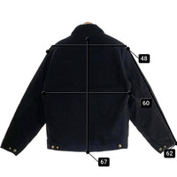 Carhartt WIP カーハートワークインプログレス OG DETROIT JACKET デトロイトジャケット ダック地 内キルティング ブラック 2 I027358.00E Size S 福生店