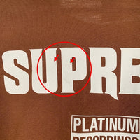SUPREME シュプリーム 22SS Still Talking Tee スティルトーキング プリントTシャツ ブラウン Size XL 福生店