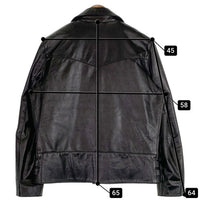 Liugoo Leathers リューグーレザーズ 牛革 本革 SWAP LINER スワップライナー UKクラシック ダブルライダース ジャケット ブラック CW-R-3 Size LL 福生店