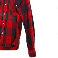 FIVE BROTHER ファイブブラザー チェック 長袖 フランネル シャツ レッド Size M 福生店