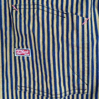 TCB JEANS ティーシービージーンズ Cathartt Chore Coat Tabby Cat Stripe キャットハート チョアコート カバーオール ブラウンヒッコリー Size 42 相当 福生店