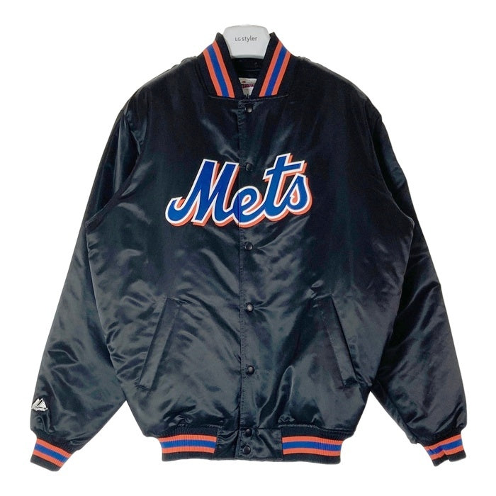 マジェスティック スタジャン スウェット  スナップボタン MLB NY Majestic マジェスティック MLB New York Mets ニューヨーク