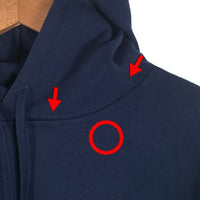 A.P.C. アーペーセー プルオーバースウェットパーカー ネイビー ボーダープリント Size XL 福生店