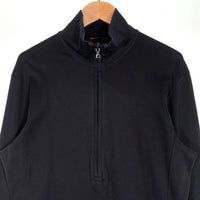 PRADA SPORT プラダスポーツ ハーフジップ スタンドカラー プルオーバーロングスリーブカットソー ブラック Size XL 福生店