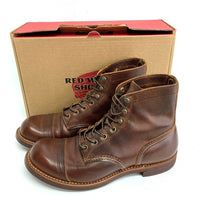 RED WING レッドウィング 8085 Iron Ranger アイアンレンジャー レザーワークブーツ ブラウン 07/21 Size 26.5cm 瑞穂店