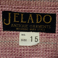 JELADO ジェラード 30's Dobby Stripe CARPENTER SHIRTS ドビーストライプ カーペンターシャツ レッド size15 瑞穂店