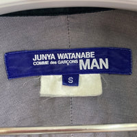 JUNYA WATANABE COMME des GARCONS MAN ジュンヤワタナベ コムデギャルソンマン WS-B014 AD2016 袖キュプラ総柄切替 半袖シャツ ブラック sizeS 瑞穂店